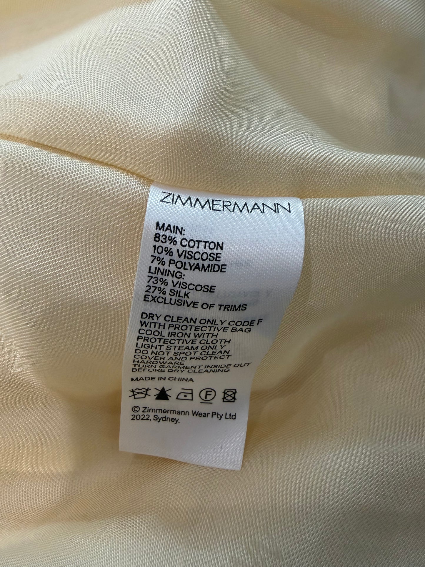 Zimmermann Textured Blazer ~ size 0 Petite