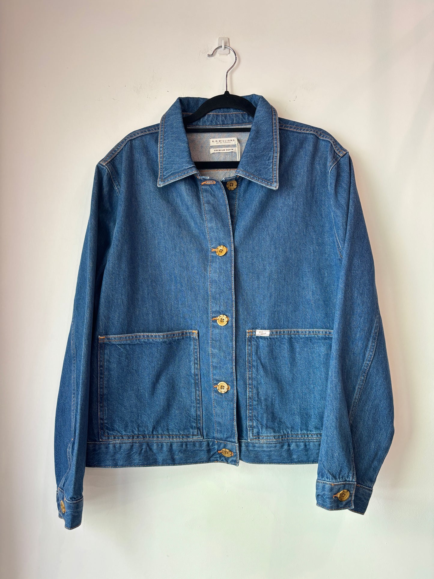 R.M Williams 'Waltham' denim jacket ~ size 14