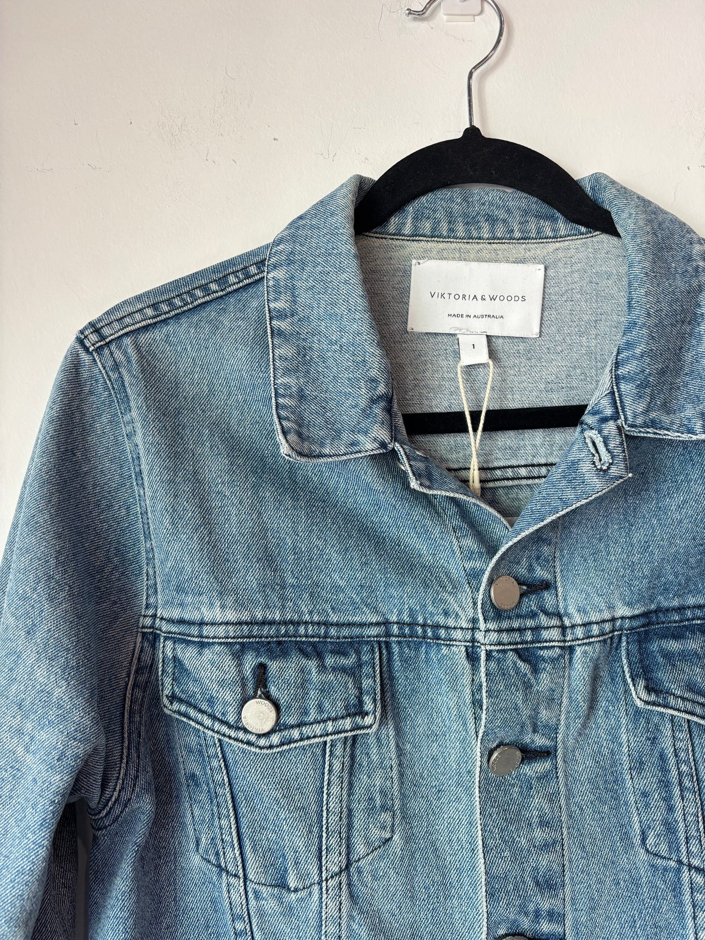 Viktoria & Woods denim jacket ~ size 1 (au 8)