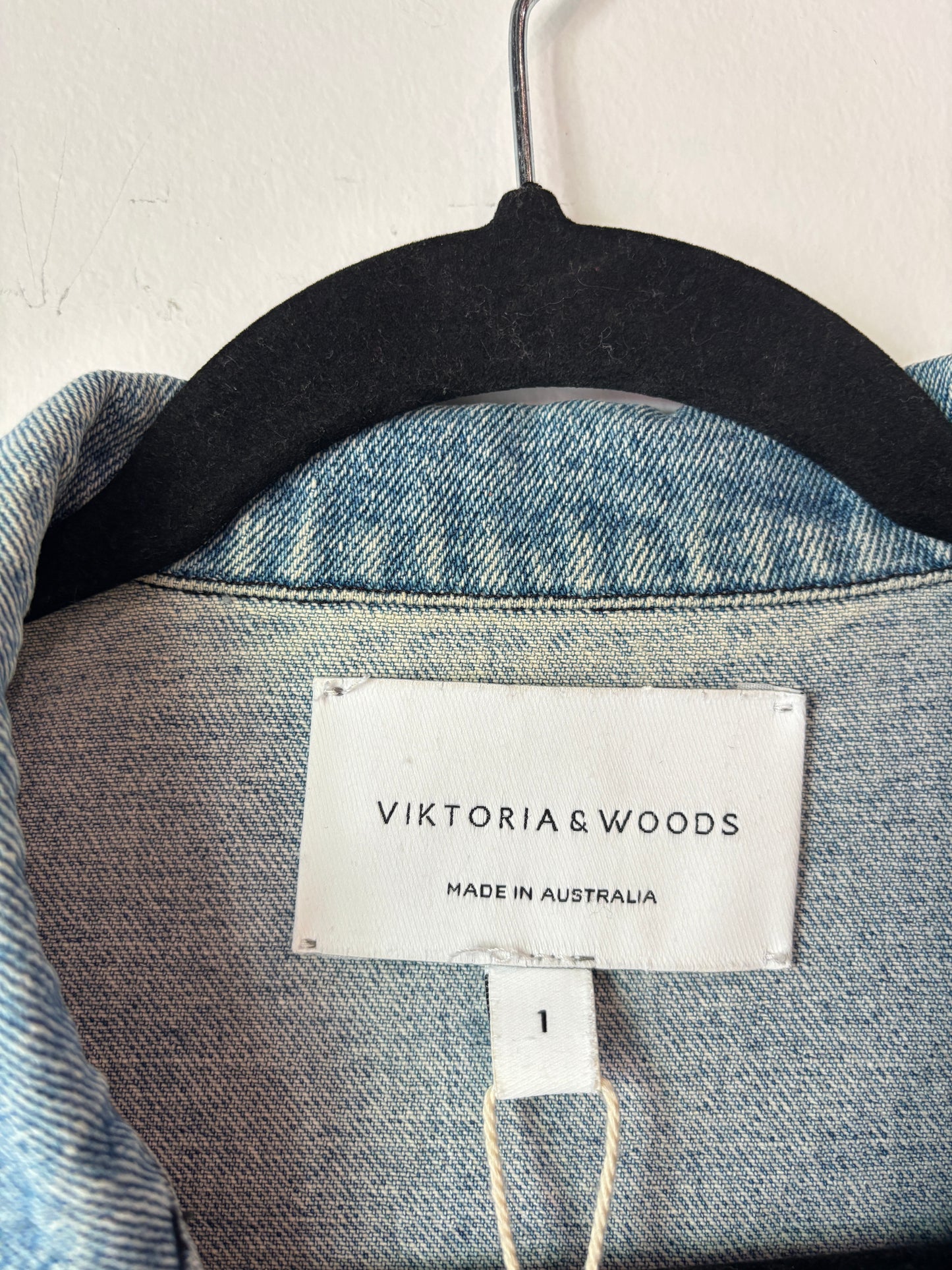 Viktoria & Woods denim jacket ~ size 1 (au 8)