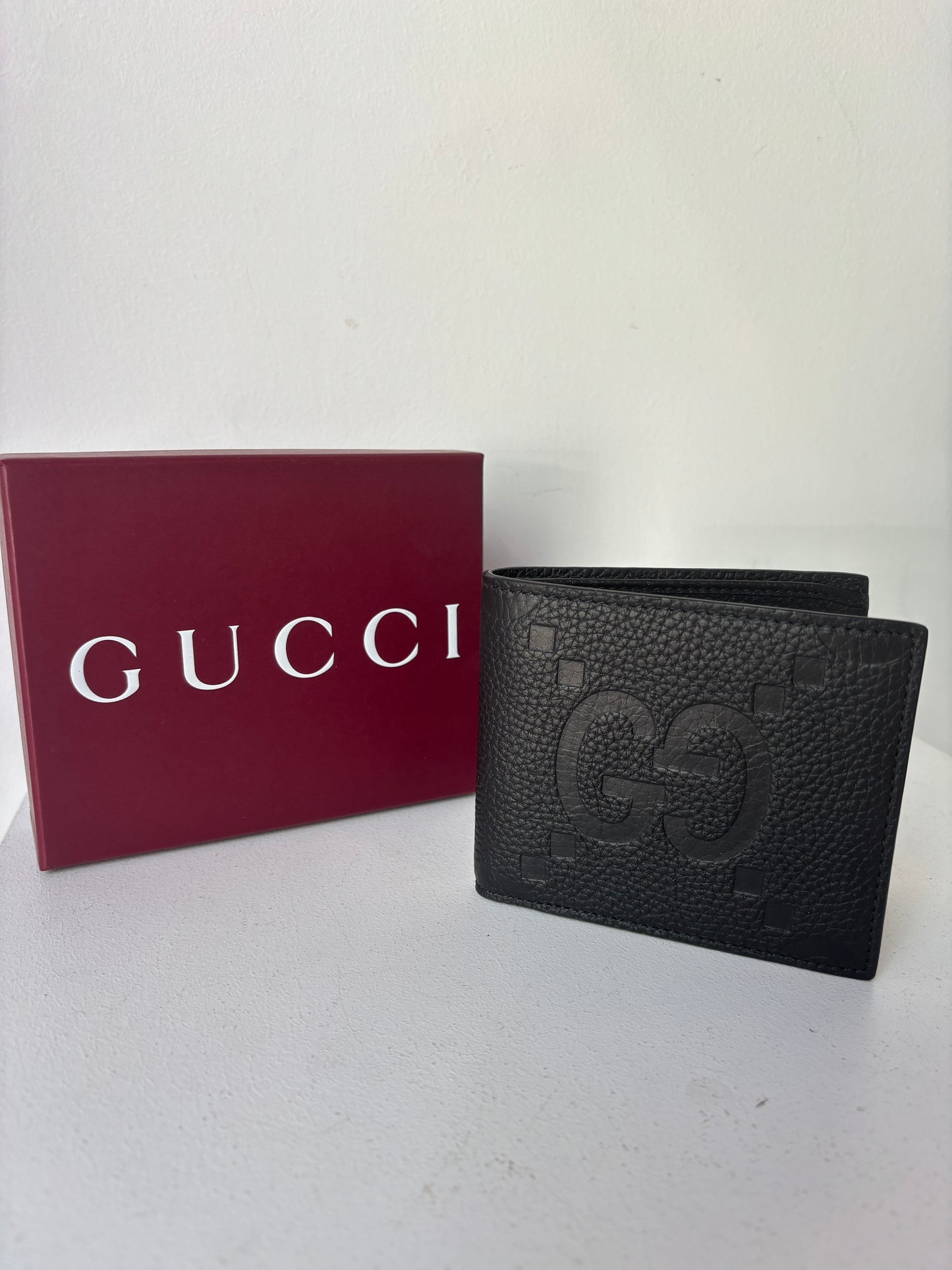 Gucci Jumbo Logo mens bifold wallet