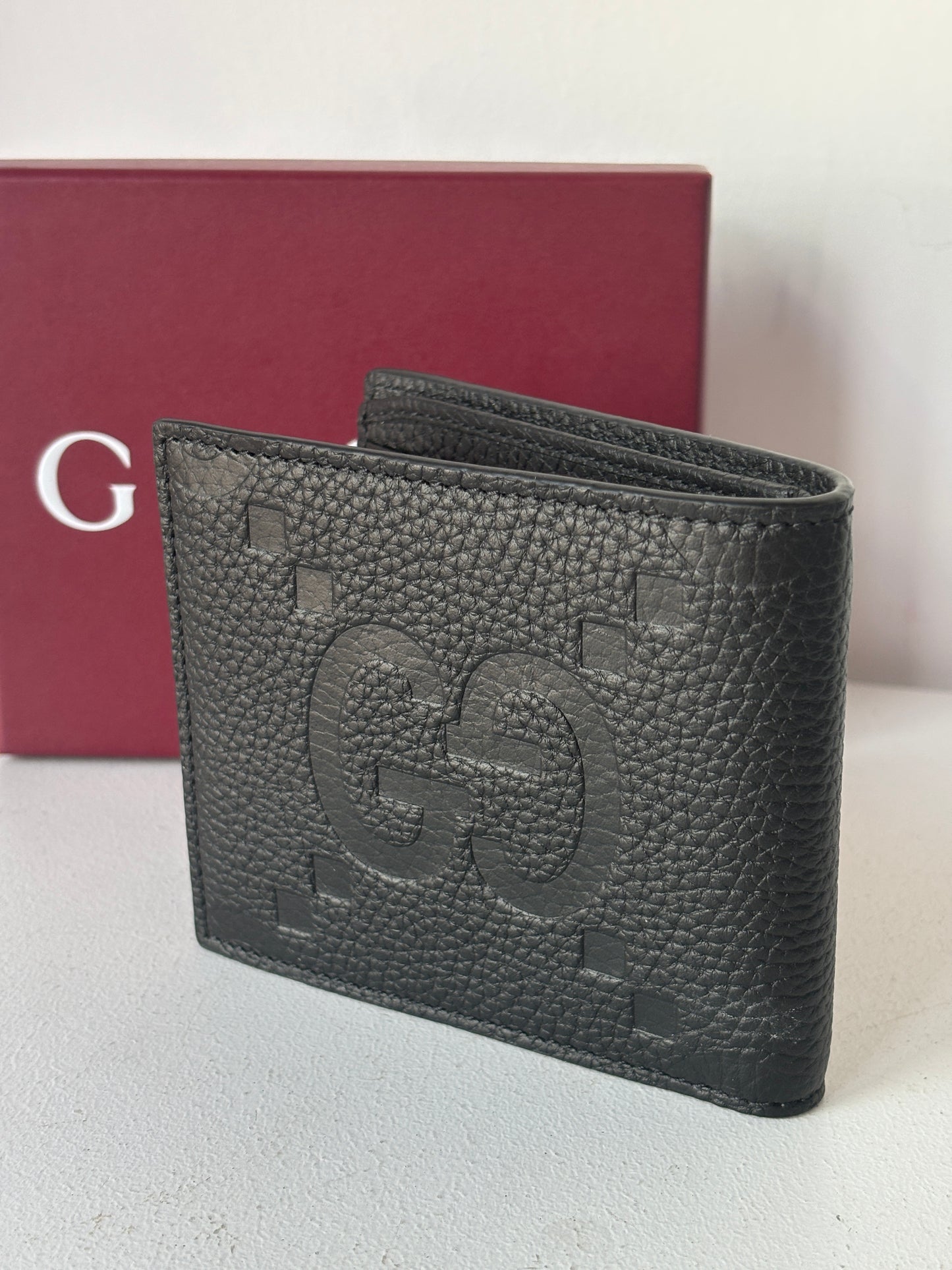 Gucci Jumbo Logo mens bifold wallet