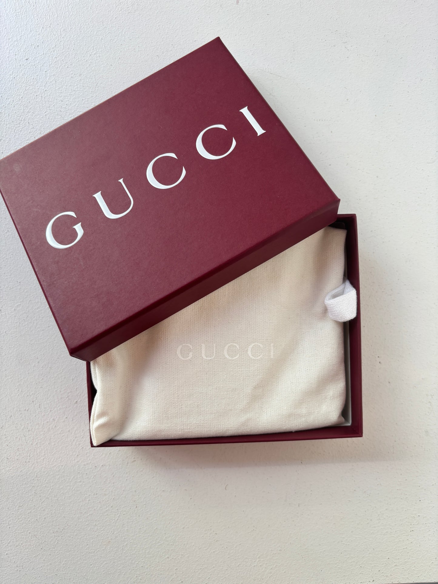 Gucci Jumbo Logo mens bifold wallet