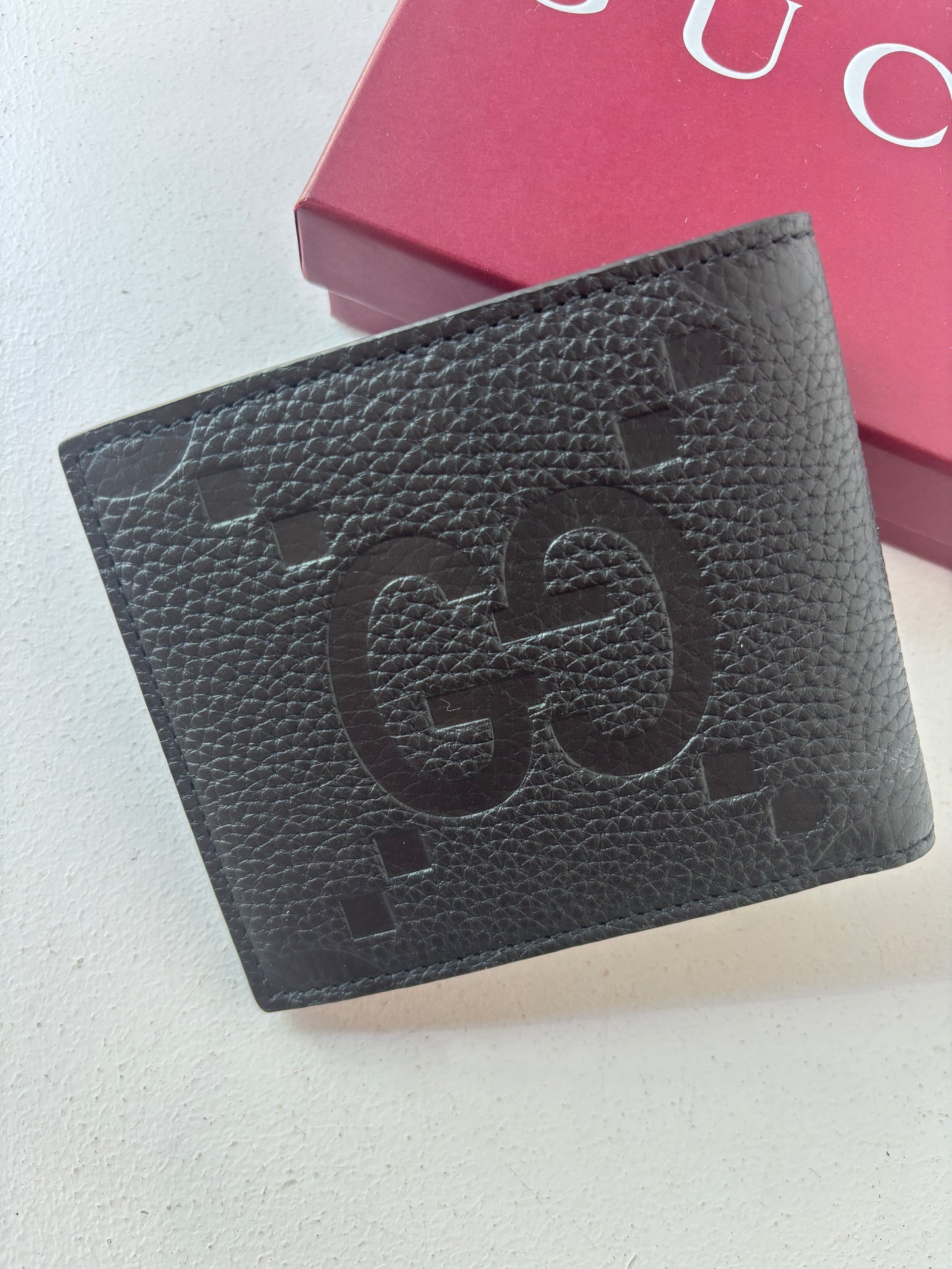 Gucci Jumbo Logo mens bifold wallet