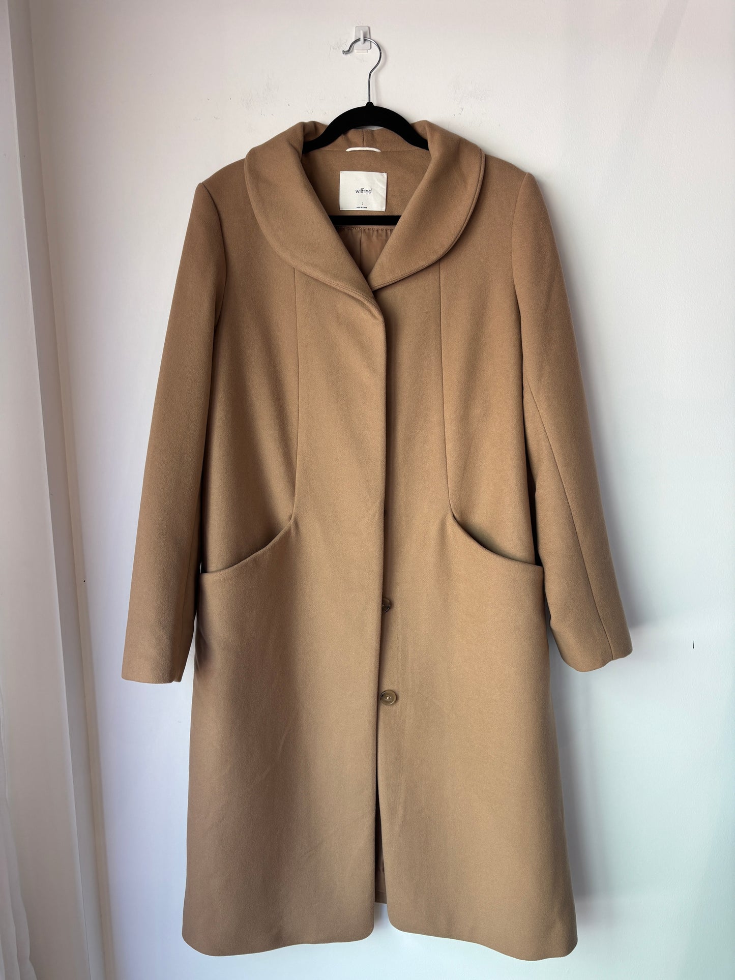 Aritzia Wilfred 'Cocoon' Coat ~ size Large