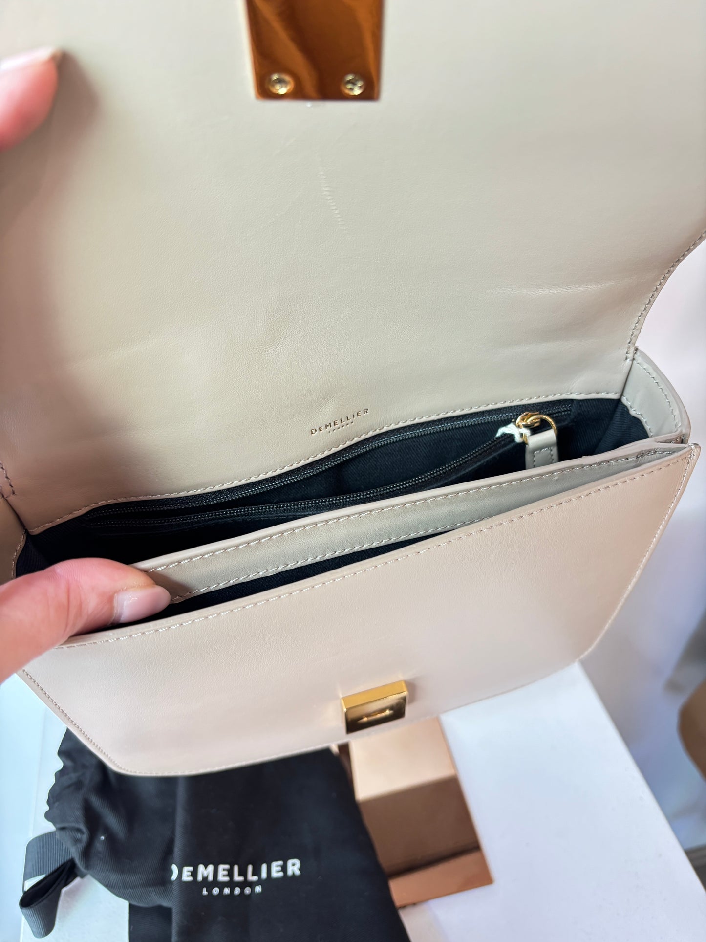 DeMellier 'Vancouver' taupe bag