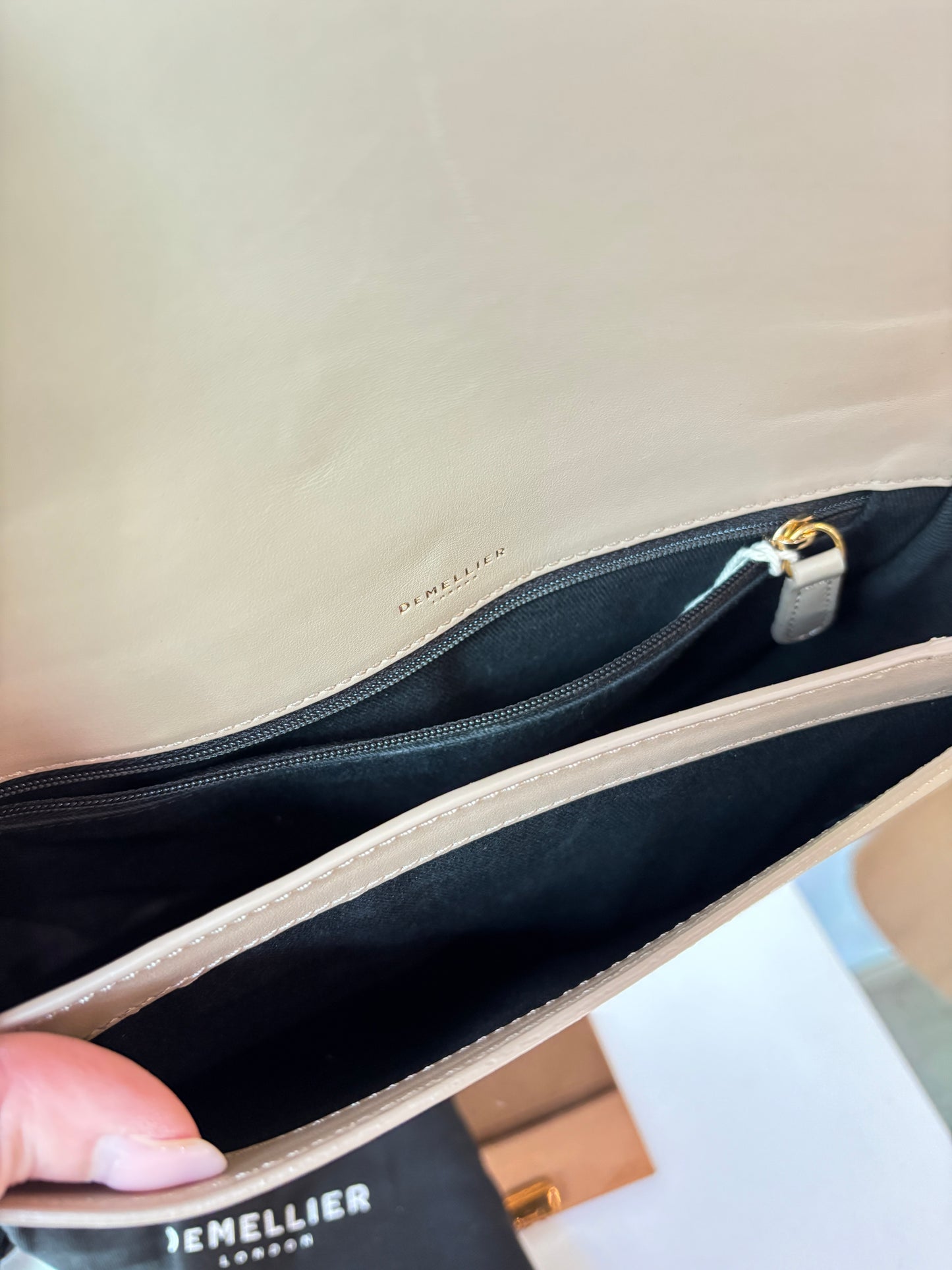DeMellier 'Vancouver' taupe bag