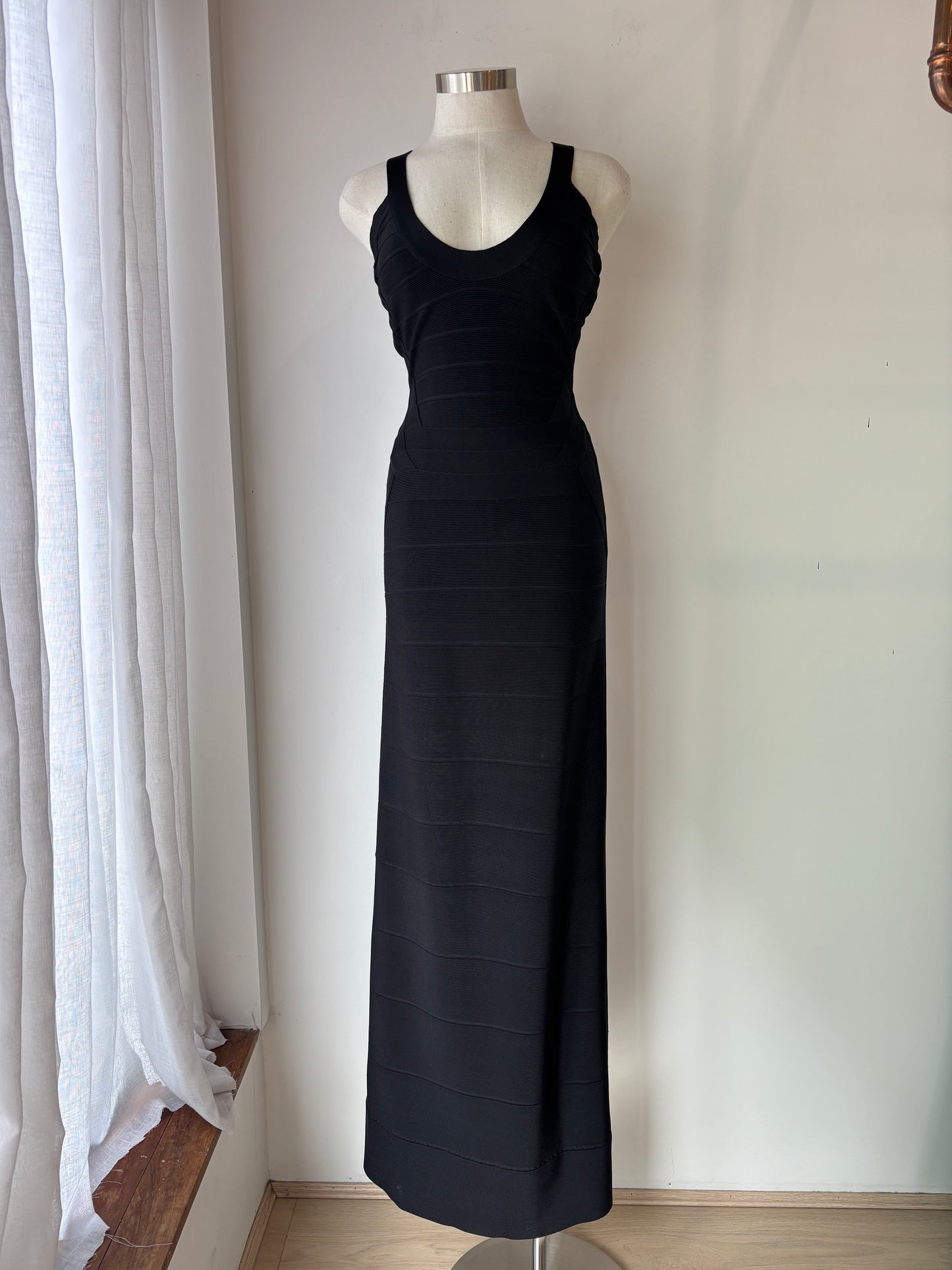 Herve Leger 'Bandage' Maxi Gown ~ size Small