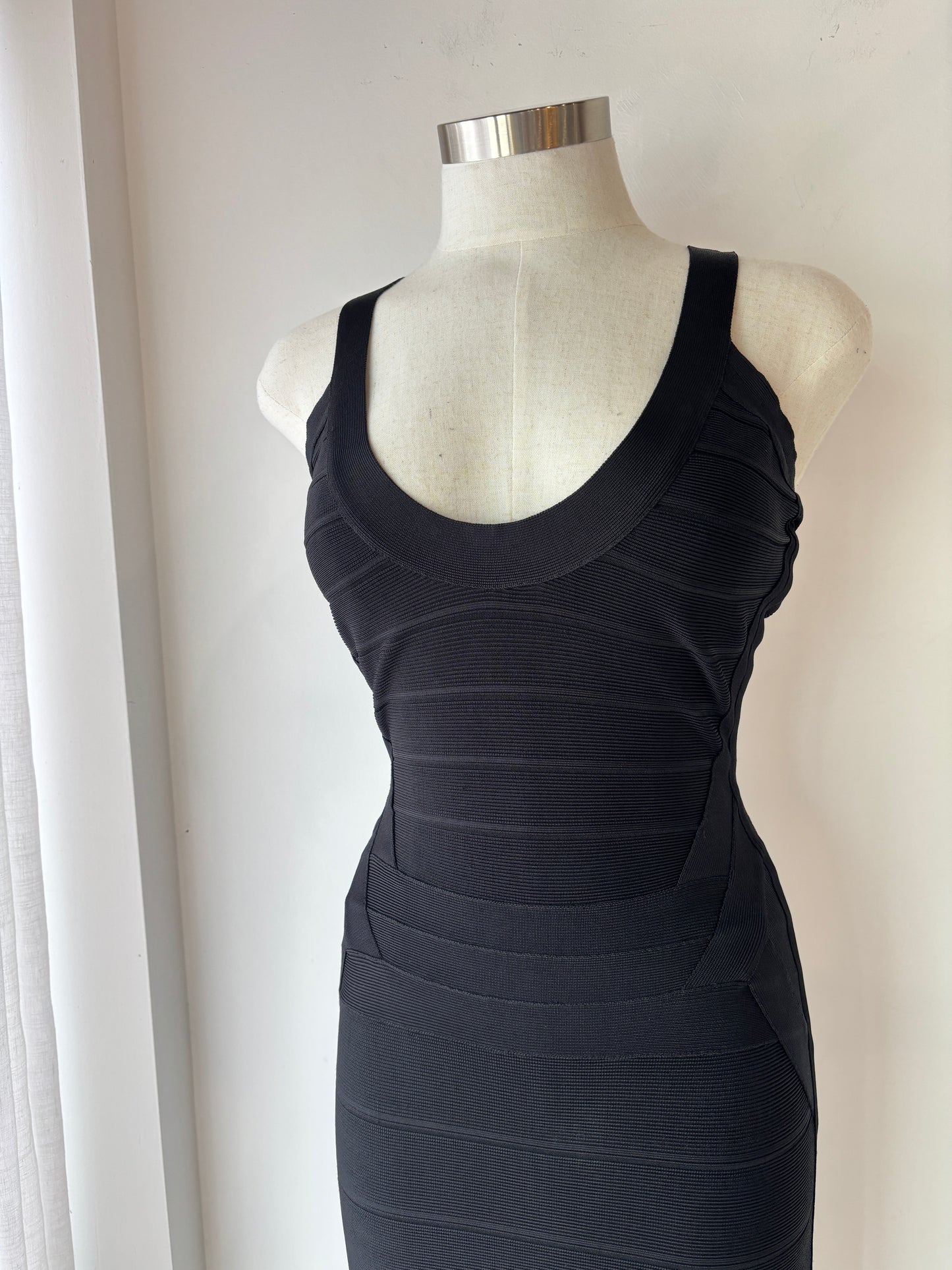 Herve Leger 'Bandage' Maxi Gown ~ size Small