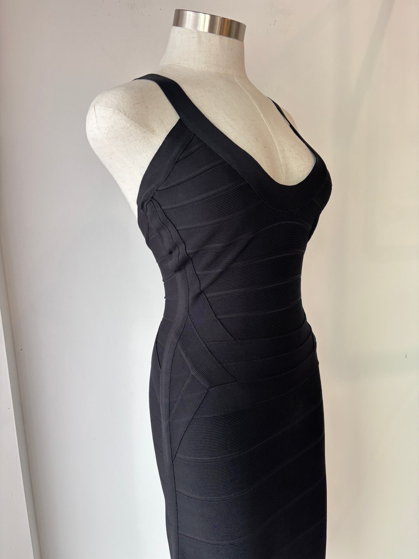 Herve Leger 'Bandage' Maxi Gown ~ size Small