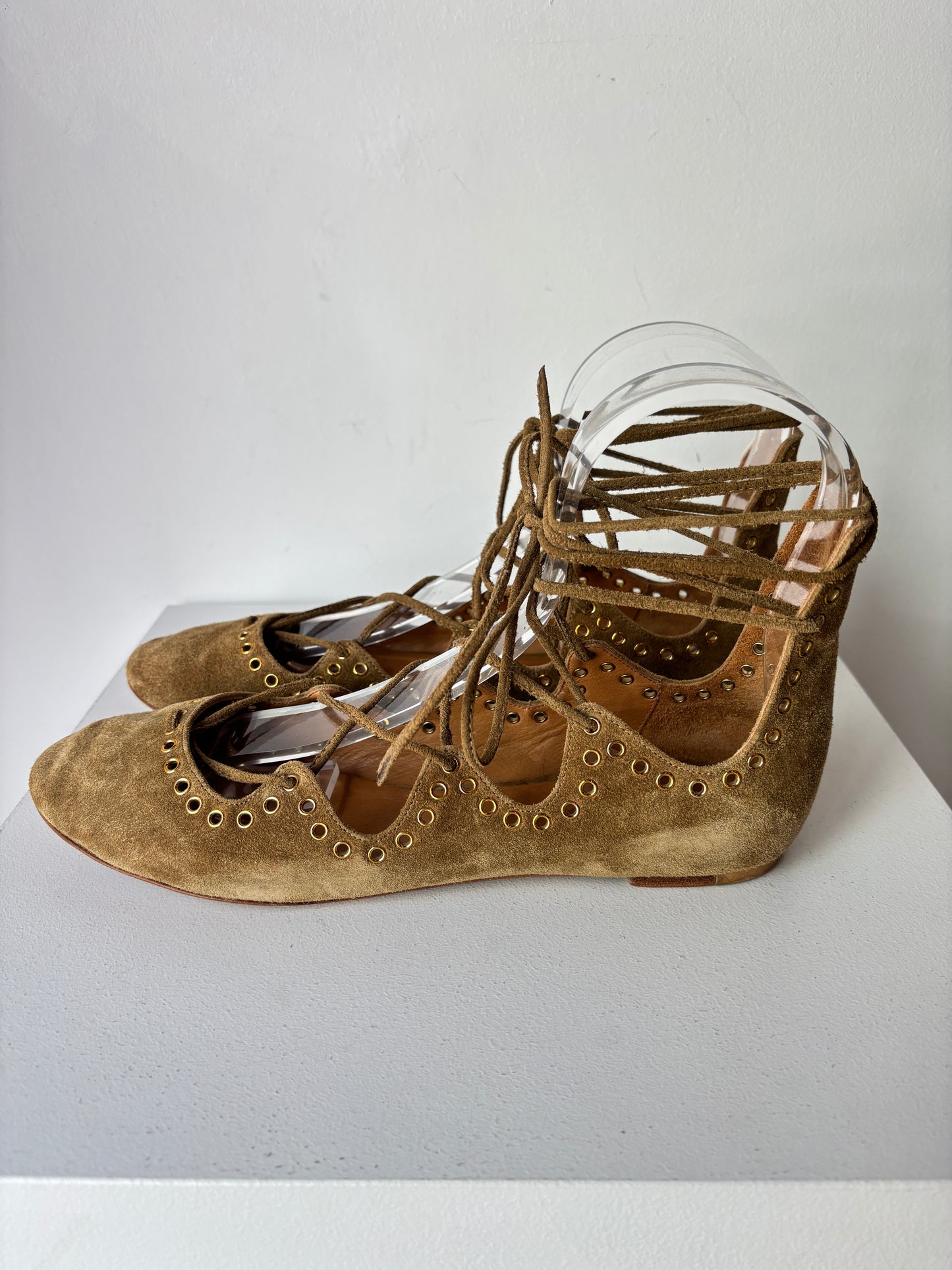 Isabel Marant 'Leo' suede flats ~ size 40