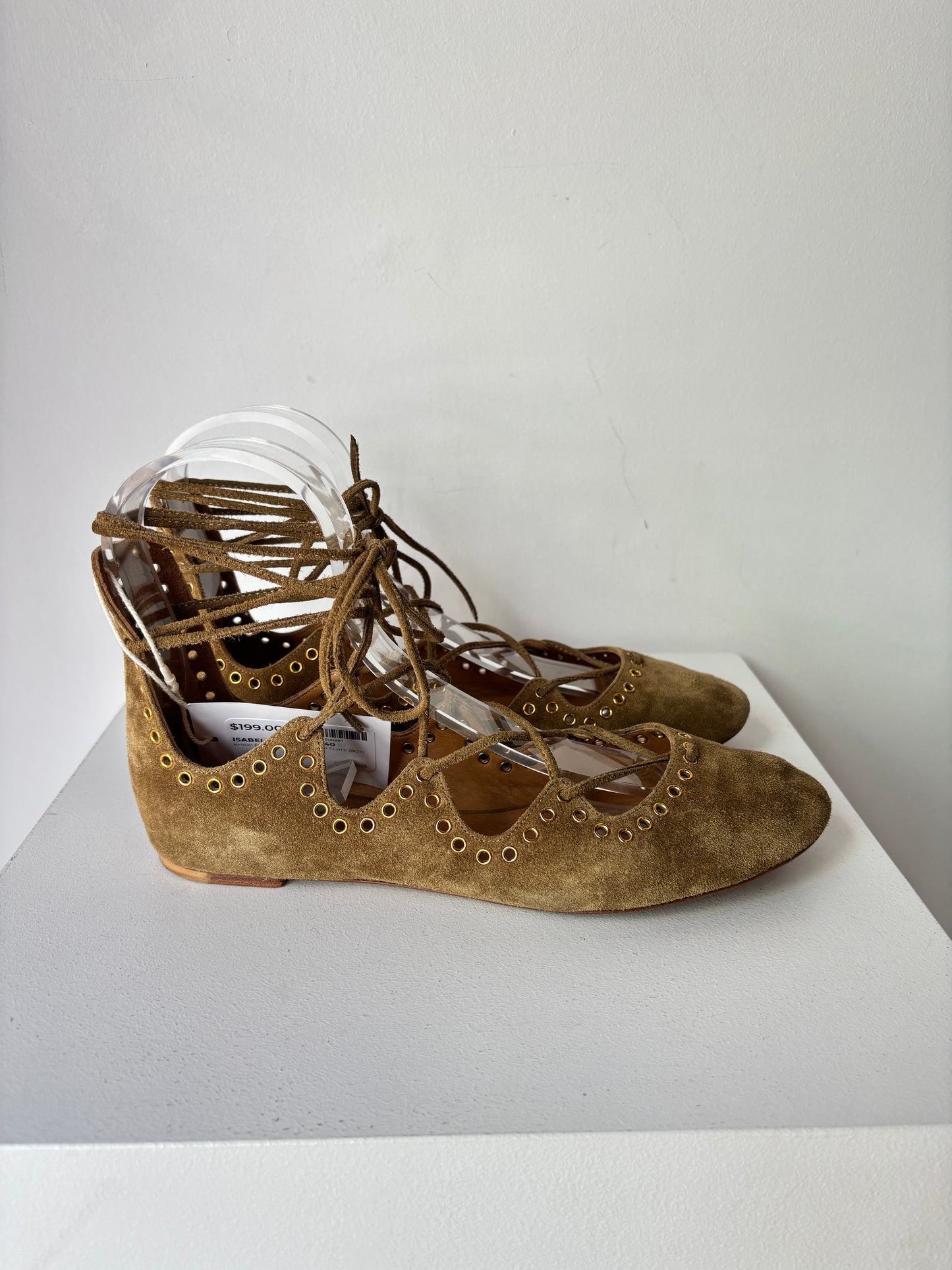 Isabel Marant 'Leo' suede flats ~ size 40