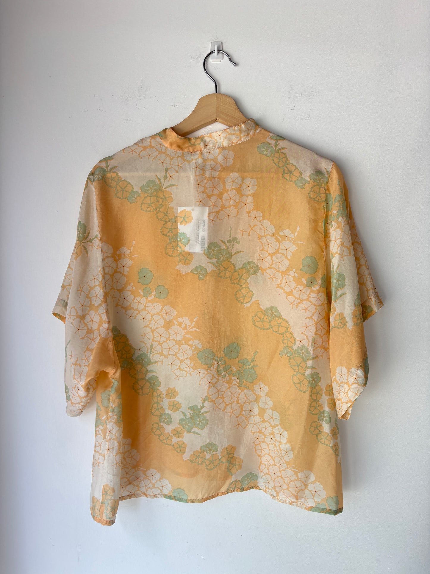 Flannel silk shirt ~ size 0