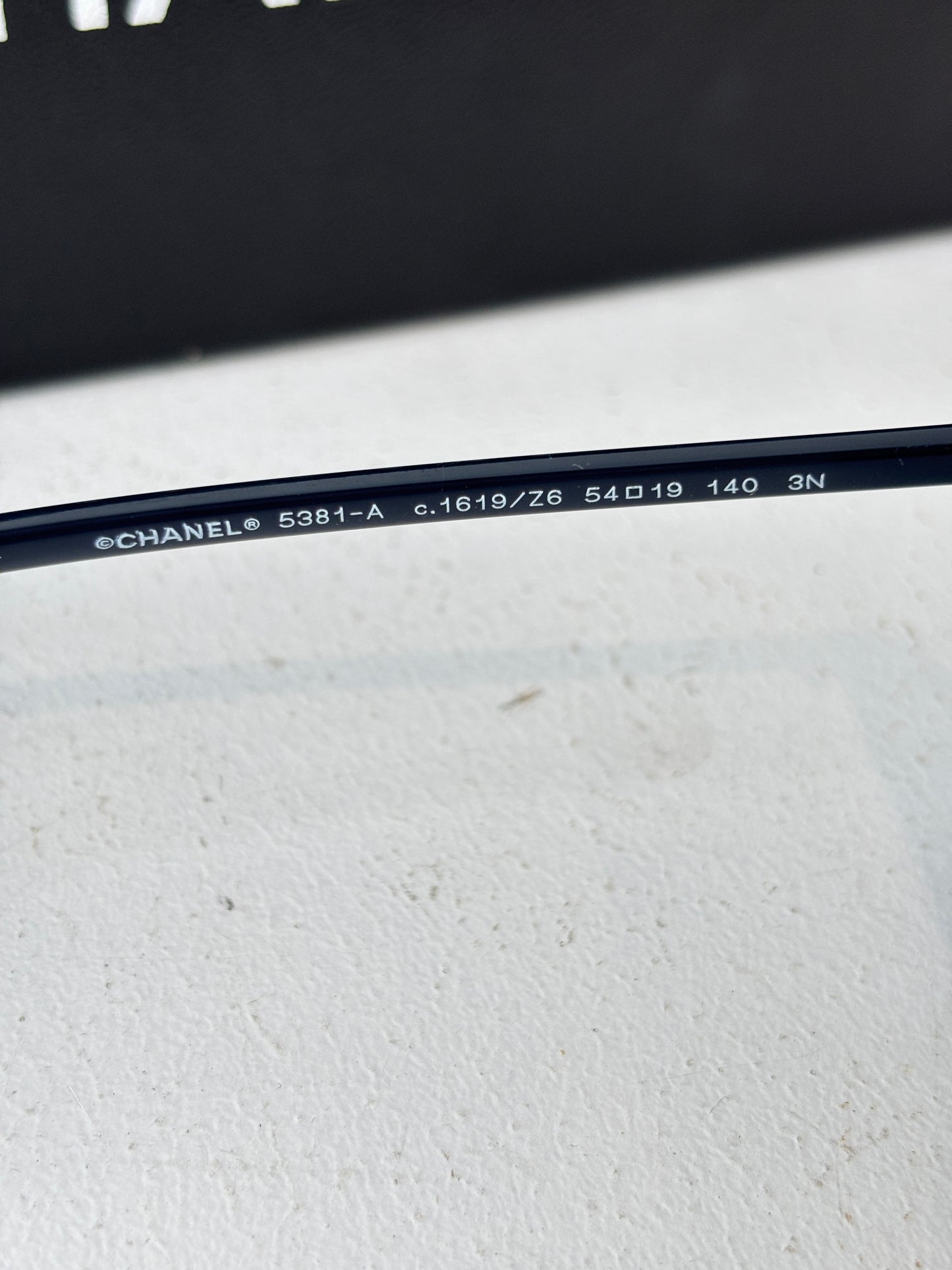 Chanel navy Aviator '5381A' sunglasses