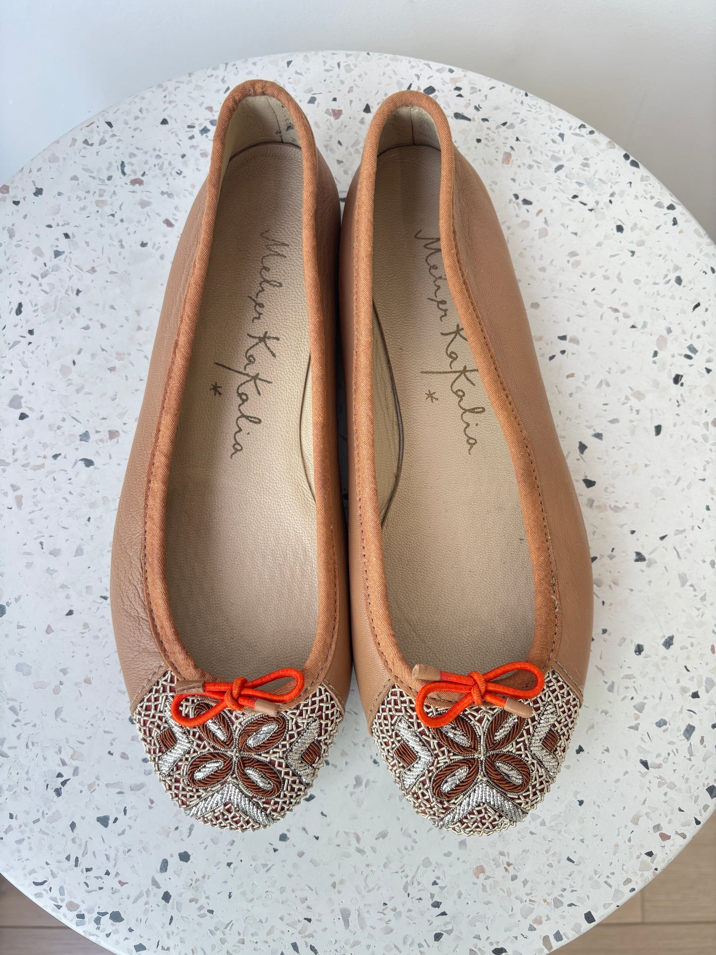 Meher Kakalia 'Bizi' Flats ~ size 38