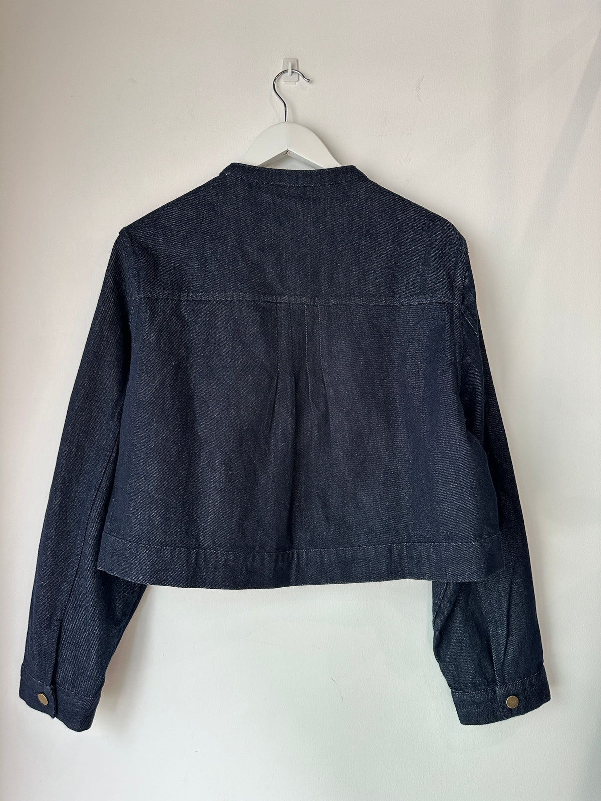 Flannel Denim Jacket ~ size Large
