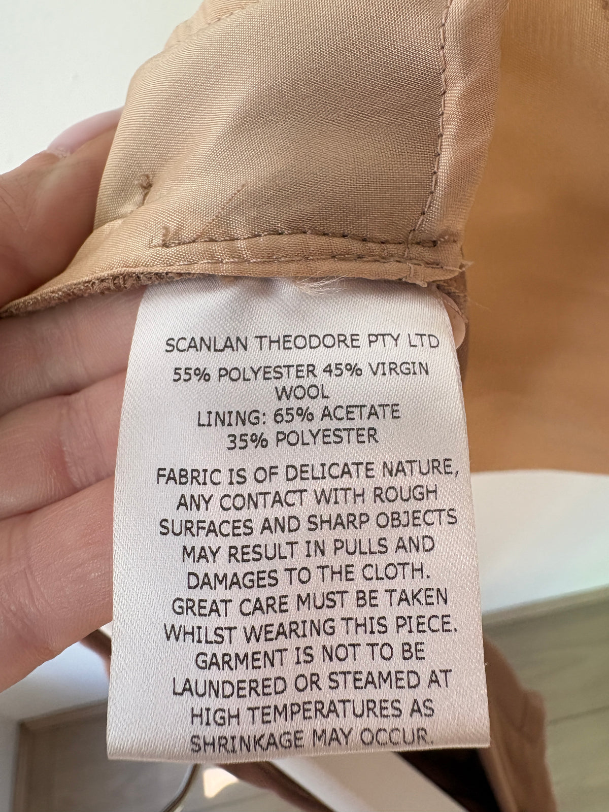 Scanlan Theodore Trousers ~ size 8