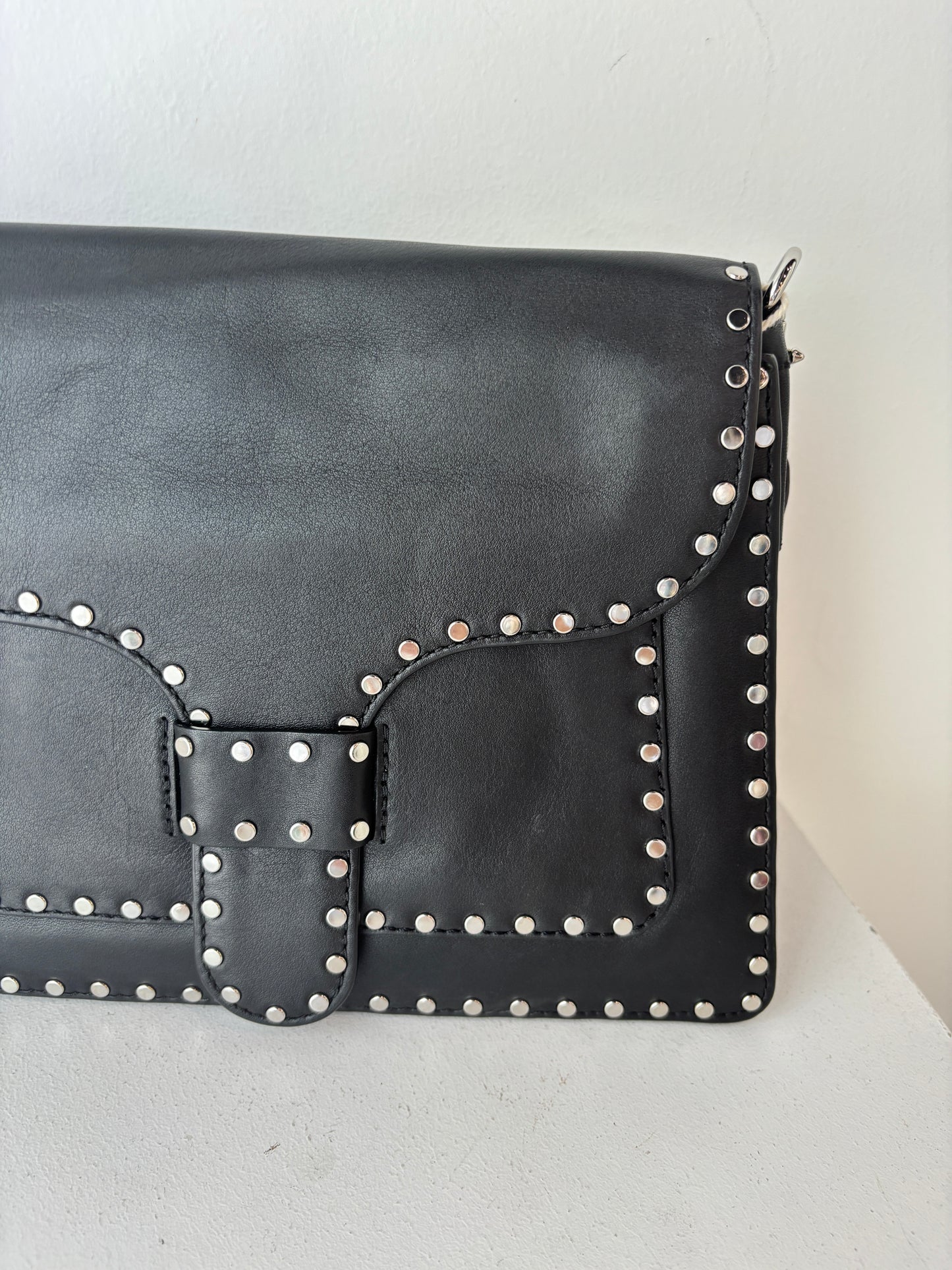 Rebecca Minkoff black studded bag