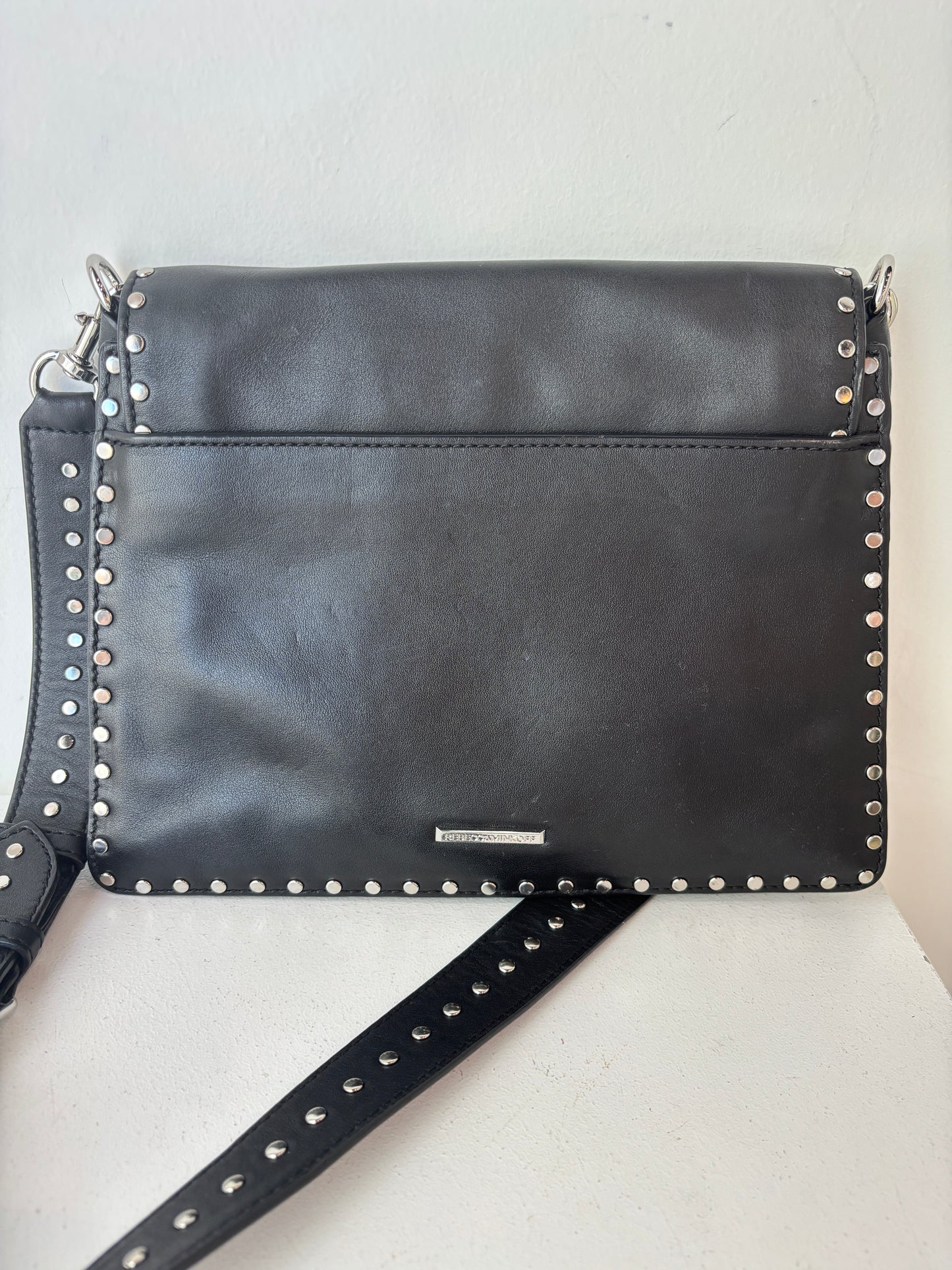 Rebecca Minkoff black studded bag