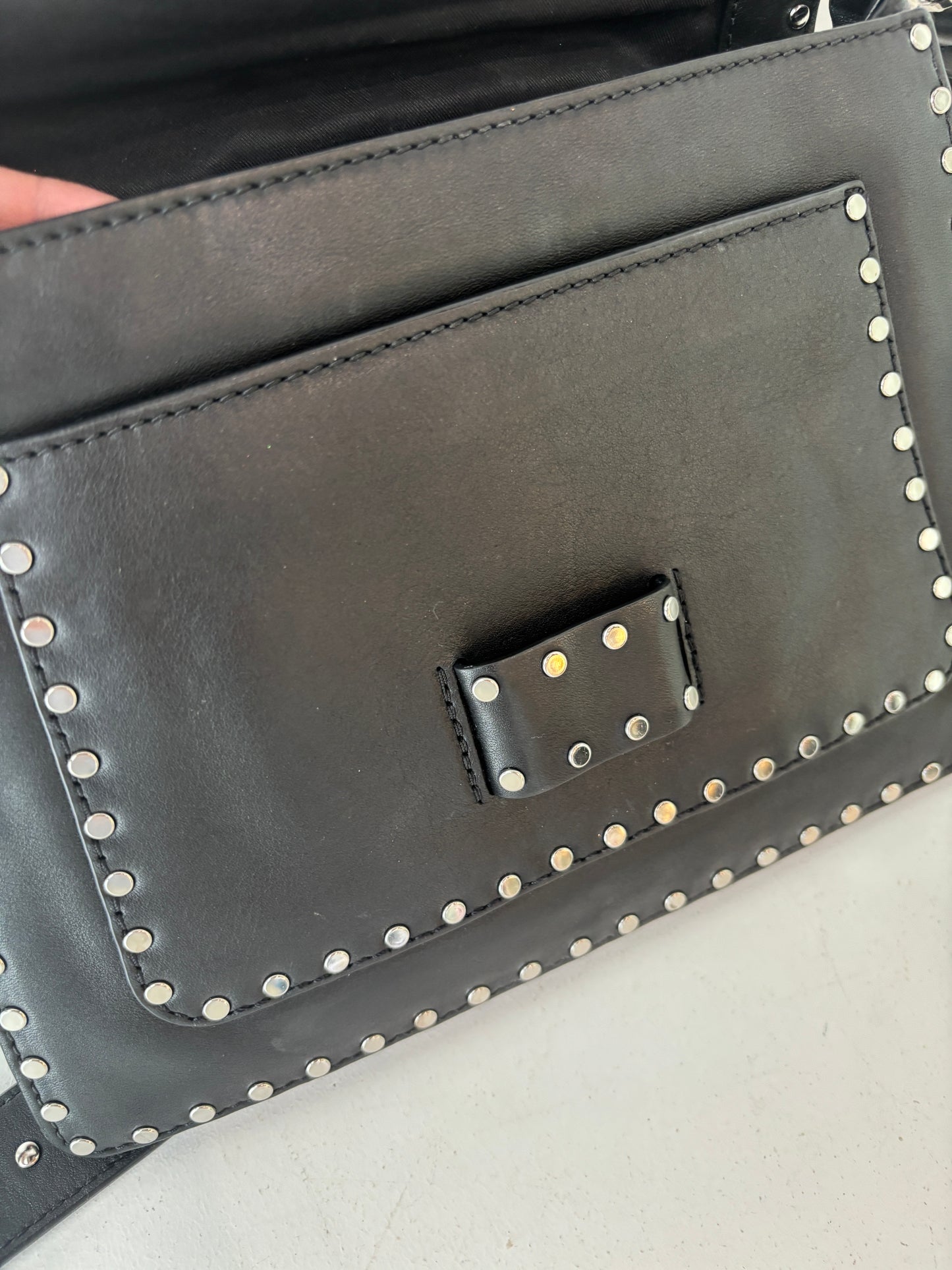 Rebecca Minkoff black studded bag
