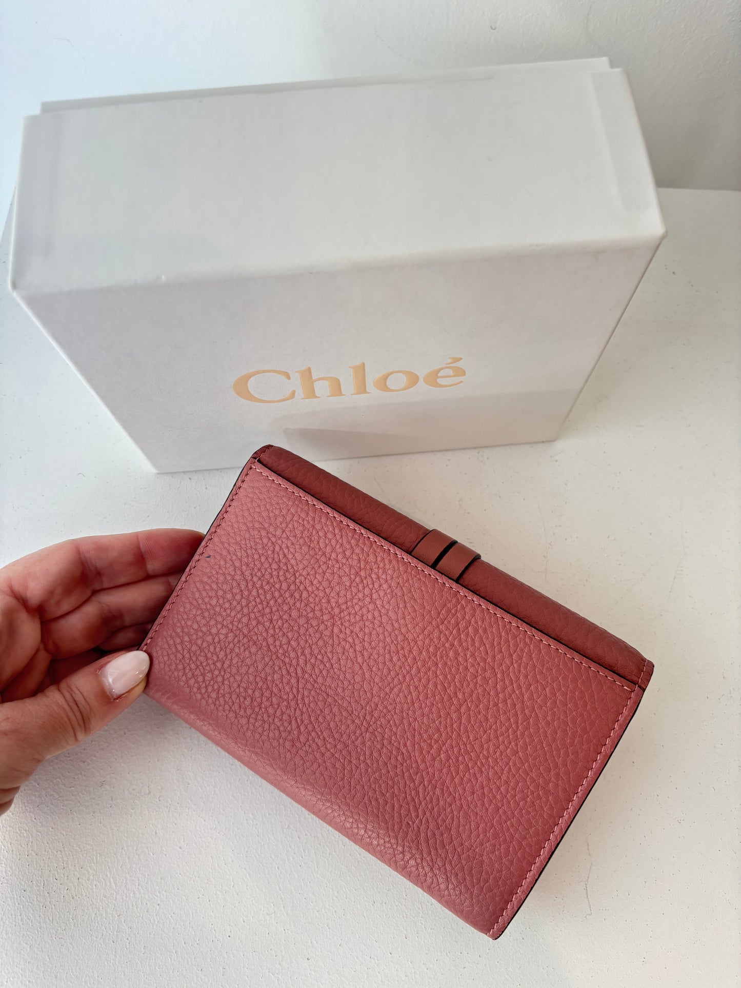 Chloe 'Alphabet' tri fold wallet