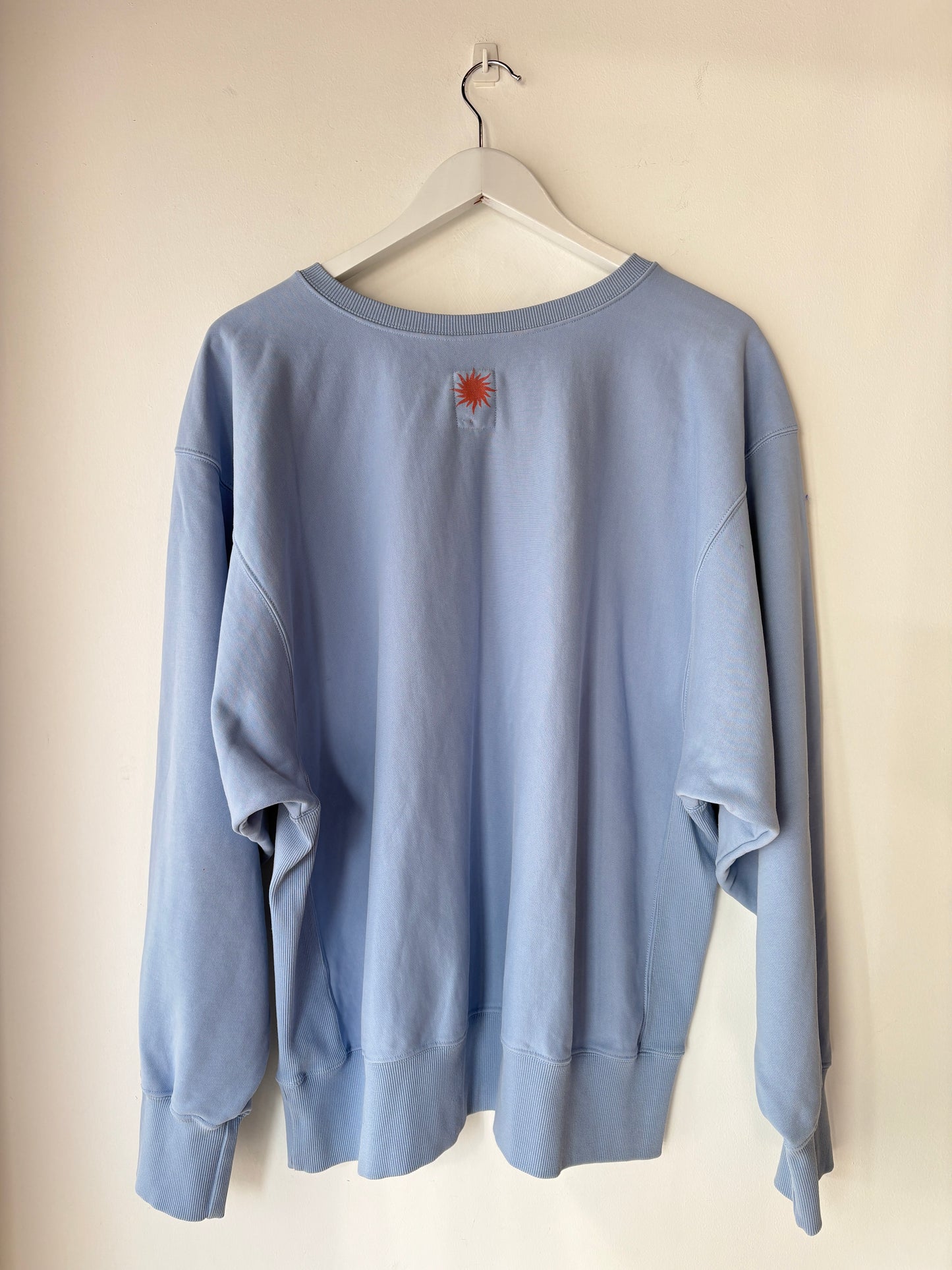 Kinga Csilla pale blue sweatshirt ~ sz S