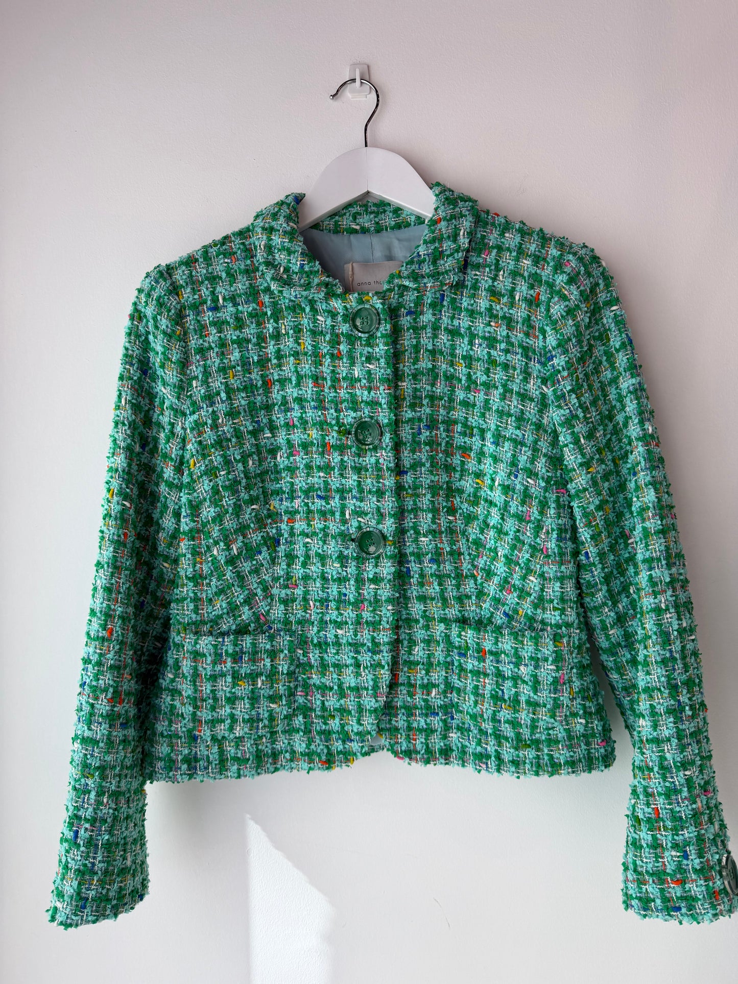 Anna Thomas Tweed Jacket ~ size 12