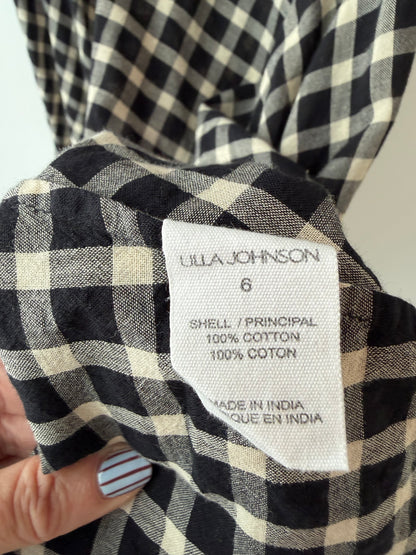 Ulla Johnson 'Isobel' Gingham Maxi Dress sz 6 (AU 10)
