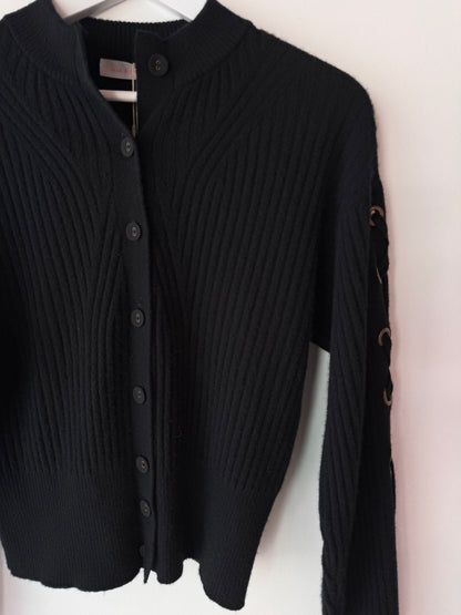 Sass & Bide Lace Up Knit ~ size Small