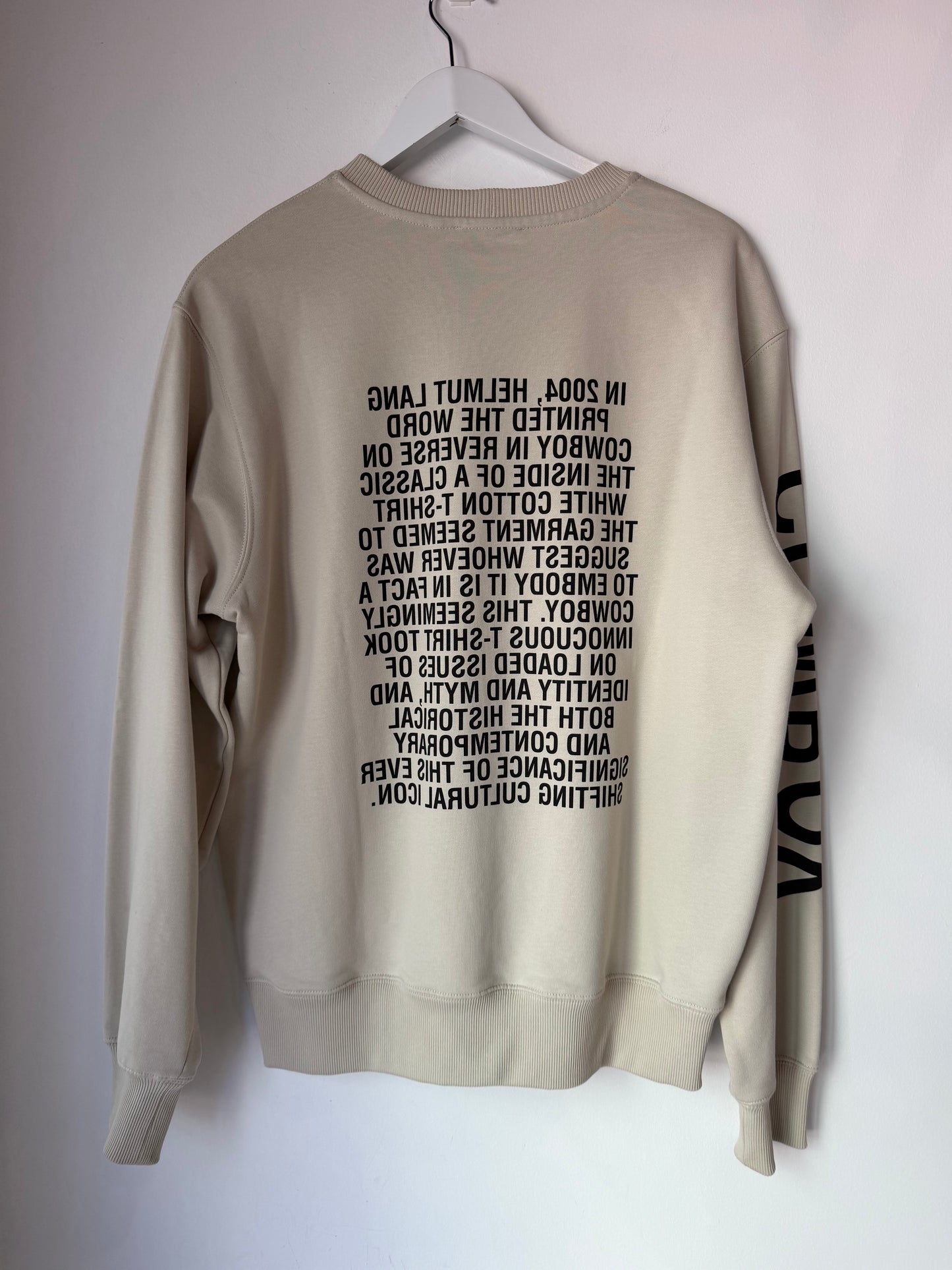 Helmet Lang 'Capsule' Sweatshirt ~ Small