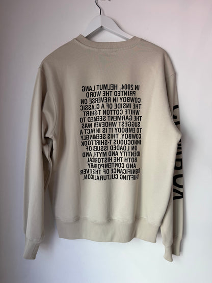 Helmet Lang 'Capsule' Sweatshirt ~ Small