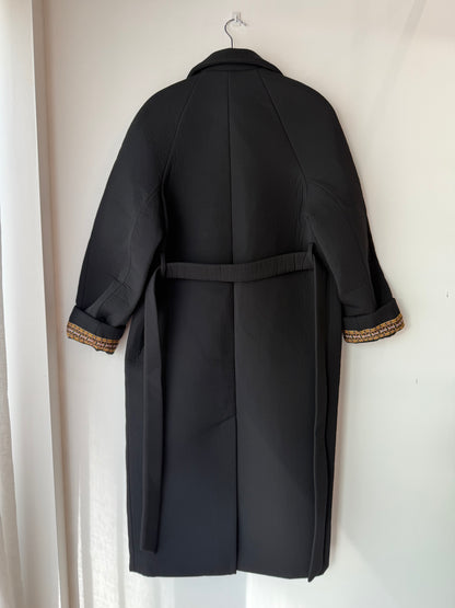 Flannel Quilted Coat ~ small