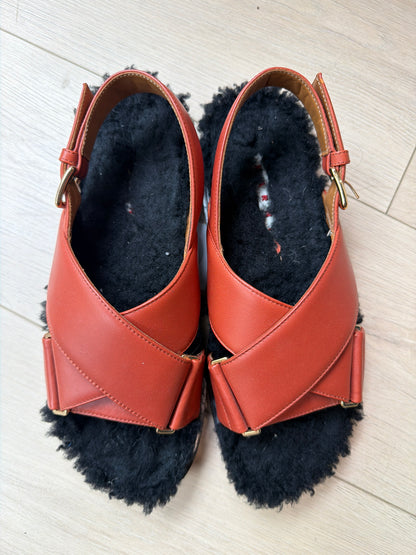 Marni 'Fussbett' Sandals ~ size 40.5