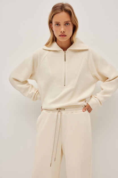 Aje Athletica 'Rib Zip Jumper' ~ size 12