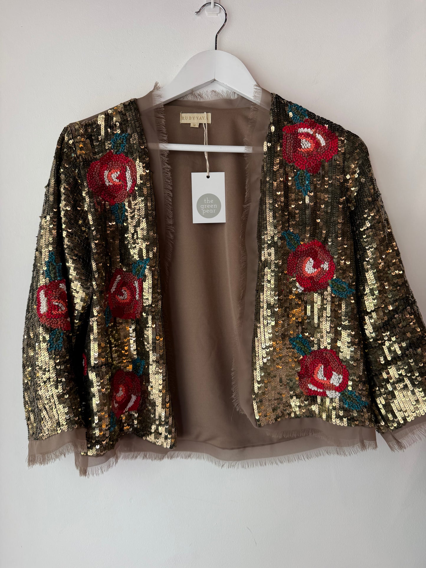 Ruby Yaya Sequin Jacket ~ Medium