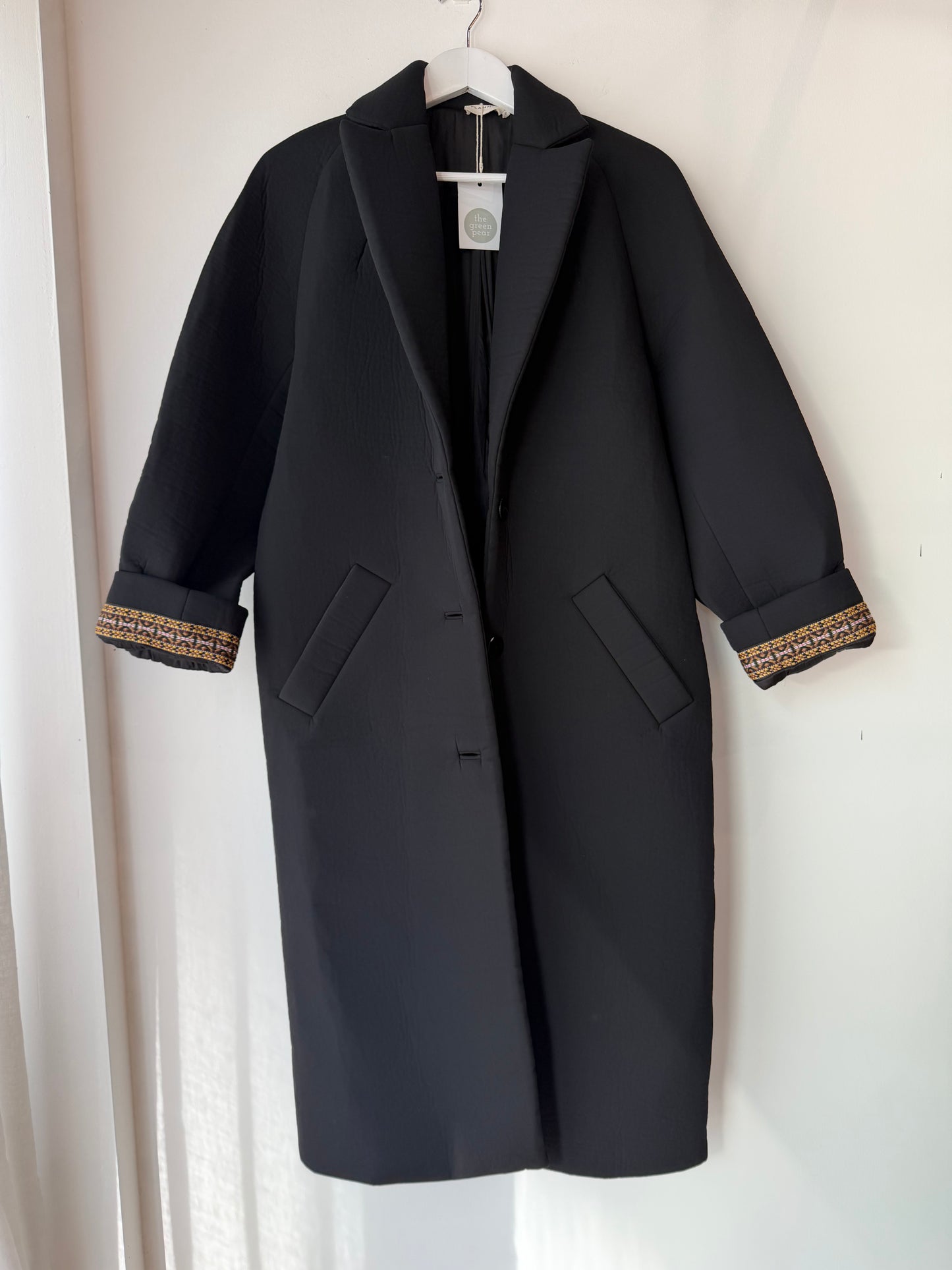 Flannel Quilted Coat ~ small