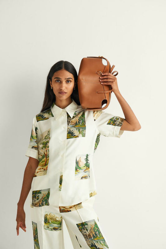 Oroton 'Campsite' Shirt ~ size 12