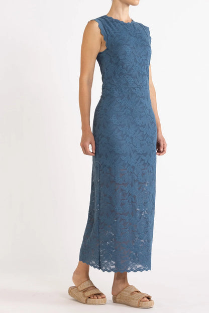 Flannel 'Erika' Maxi Dress ~ size 3 (au 12)