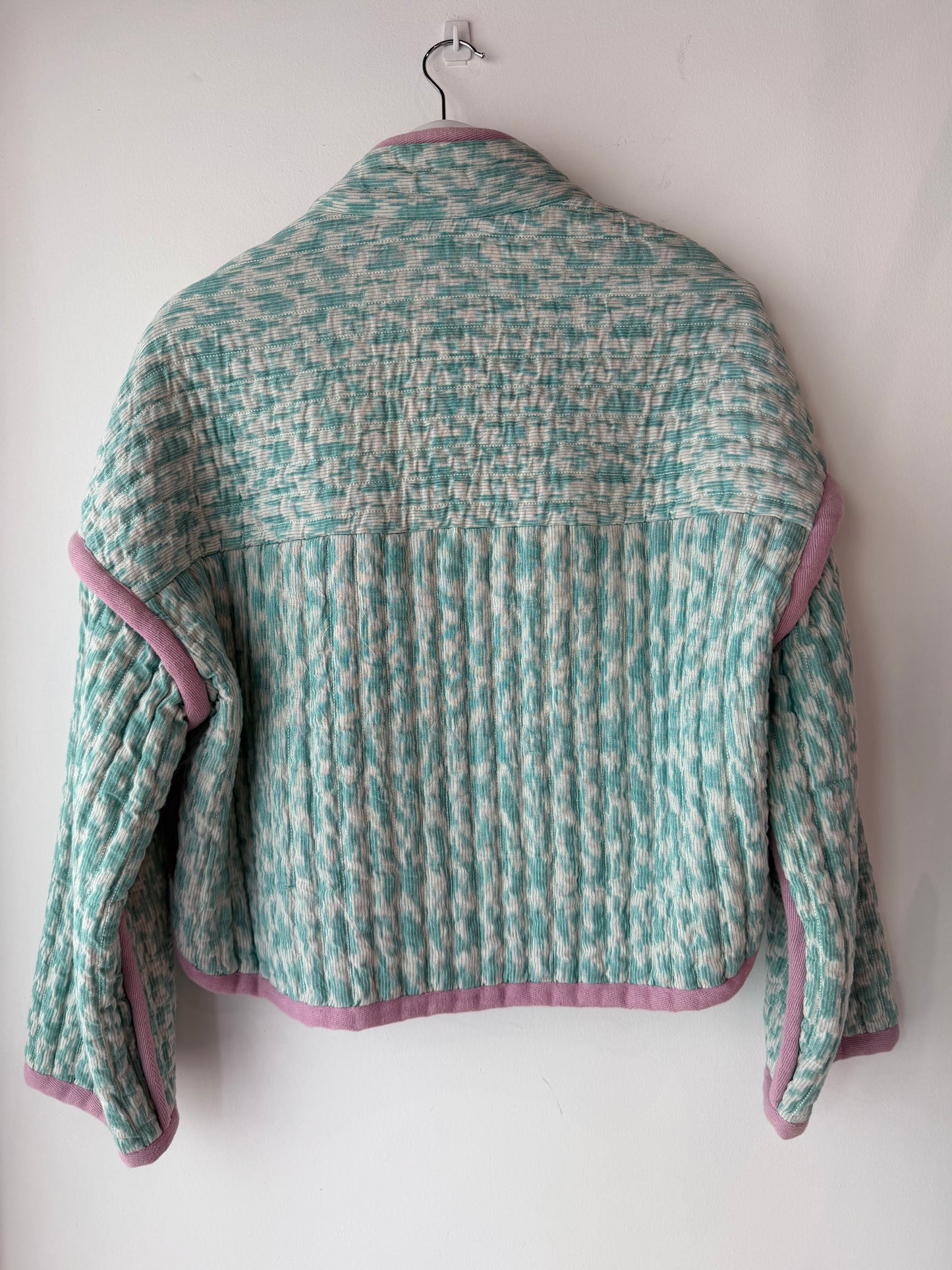 Flannel Quilted Jacket ~ size Medium/Large