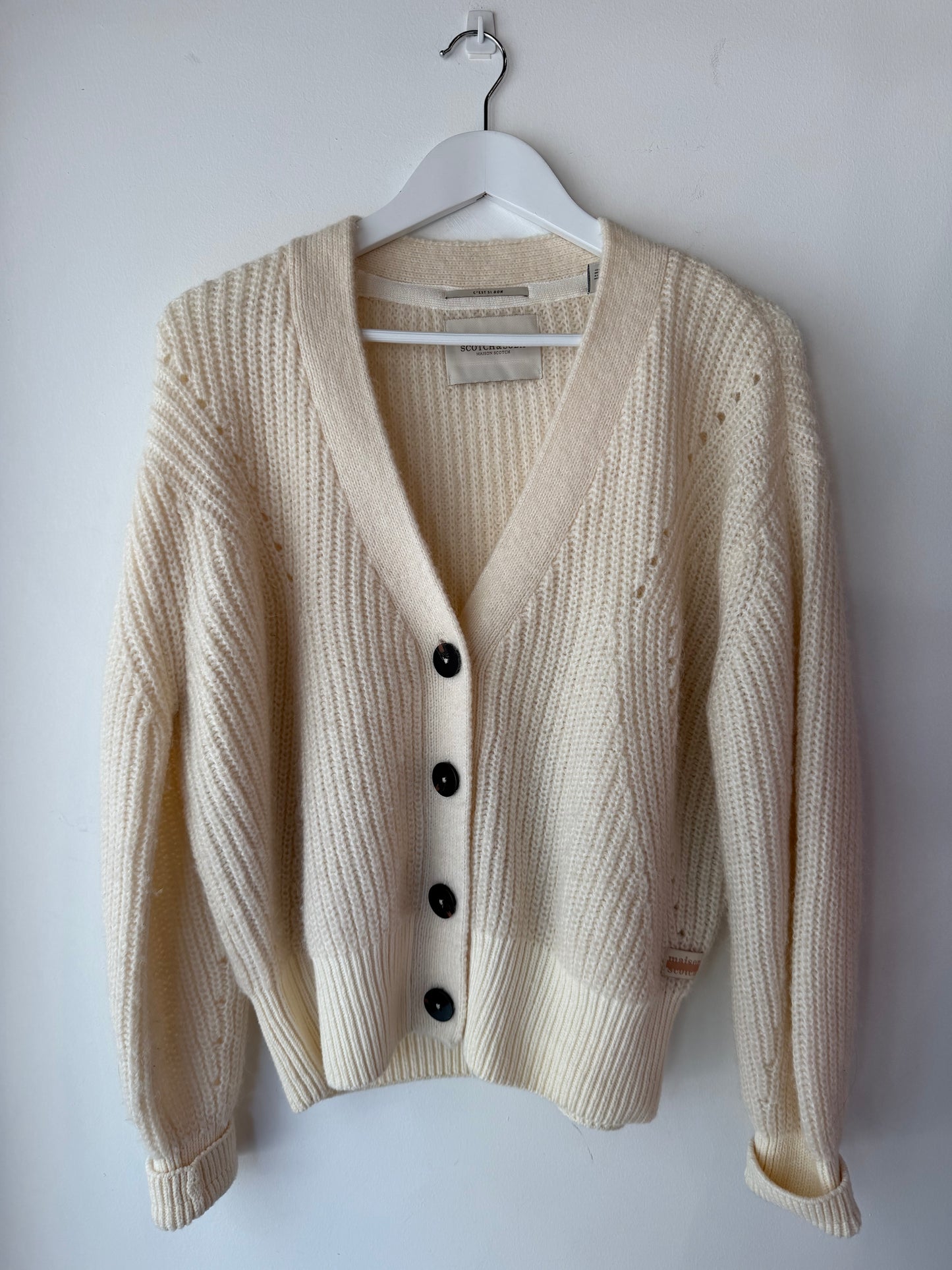 Scotch & Soda Knit Cardigan ~ size Large