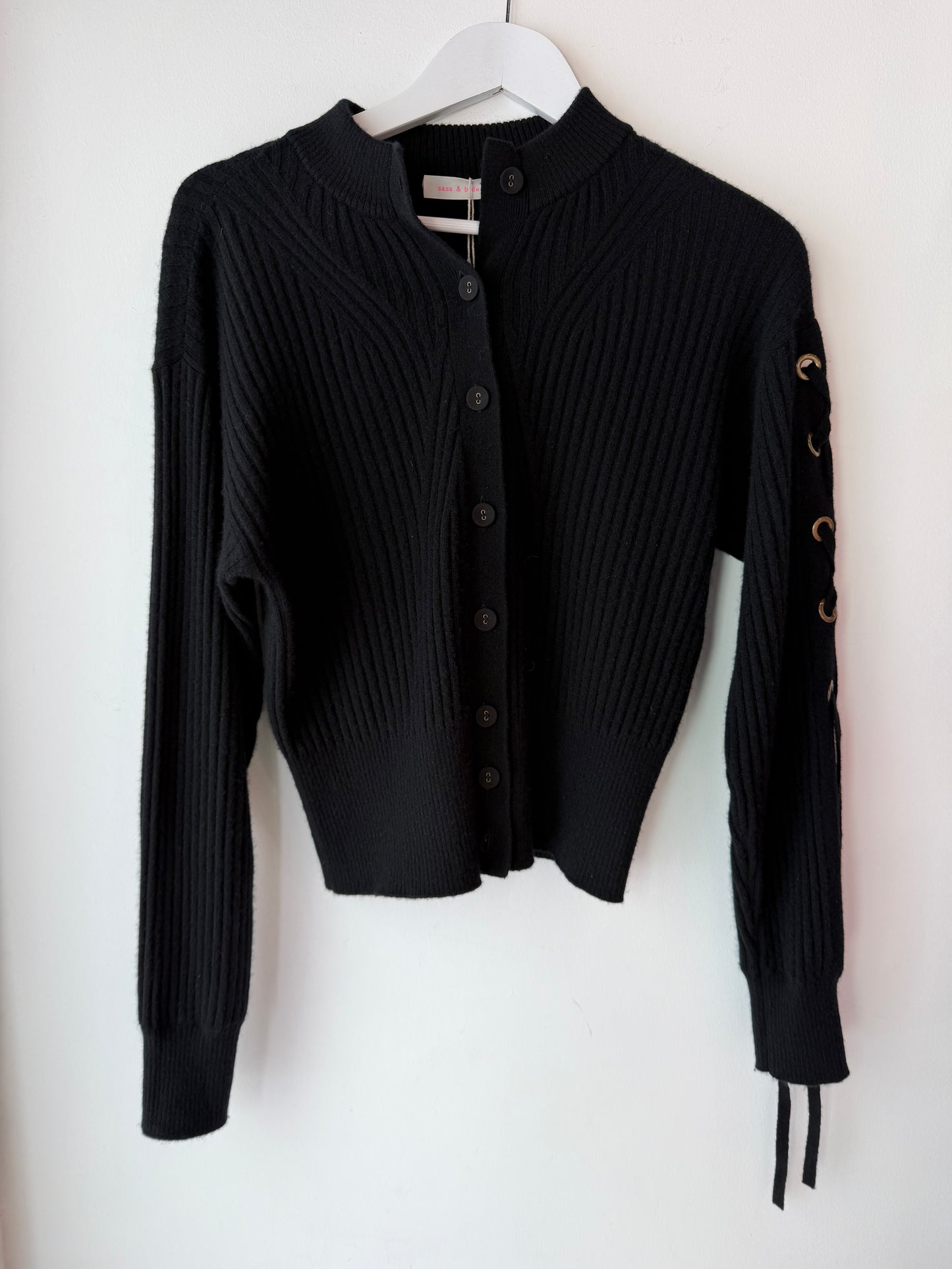 Sass & Bide Lace Up Knit ~ size Small