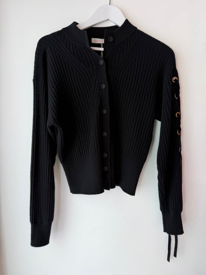 Sass & Bide Lace Up Knit ~ size Small