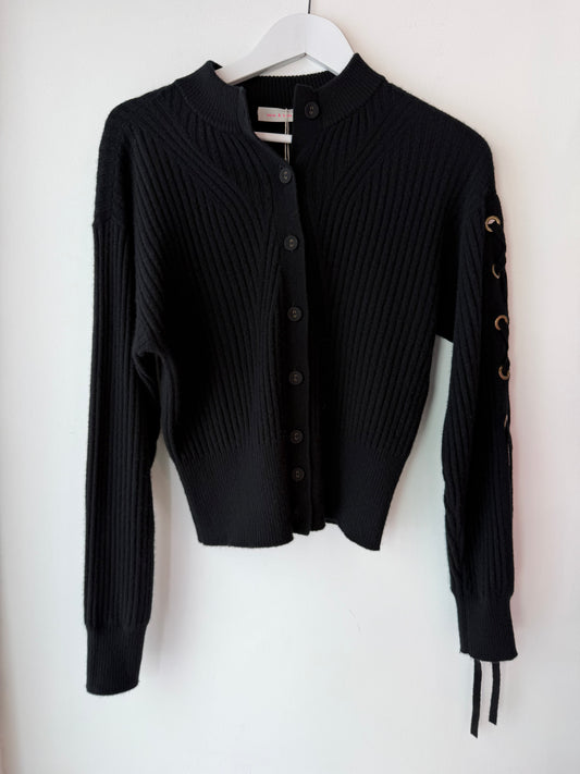 Sass & Bide Lace Up Knit ~ size Small
