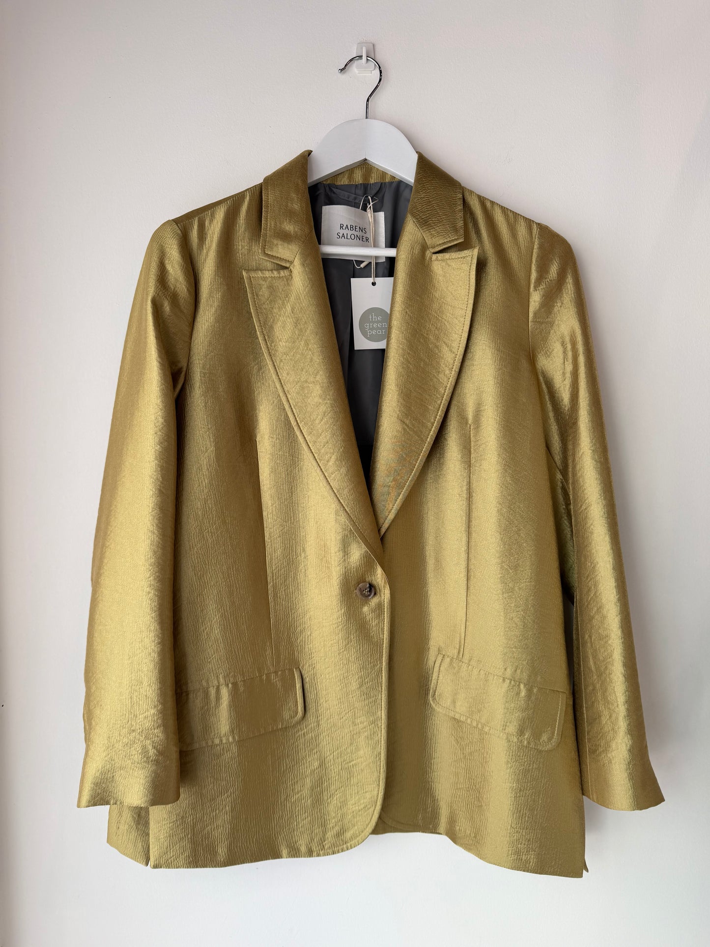 Rabens Saloner Gold 'Alona' Blazer ~ Small