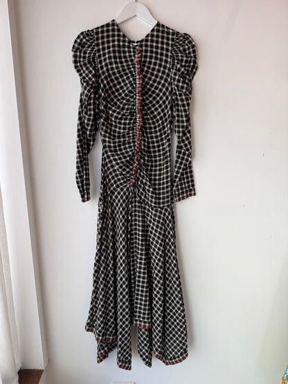 Ulla Johnson 'Isobel' Gingham Maxi Dress sz 6 (AU 10)