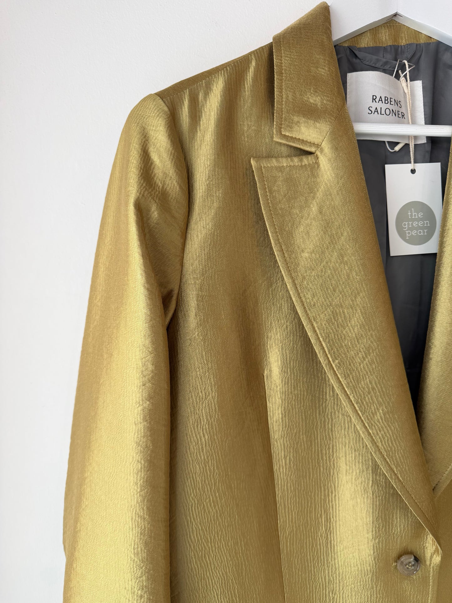 Rabens Saloner Gold 'Alona' Blazer ~ Small