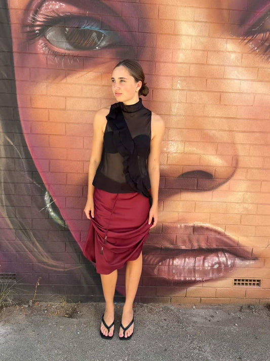 Flannel Reversible Skirt ~ size 3