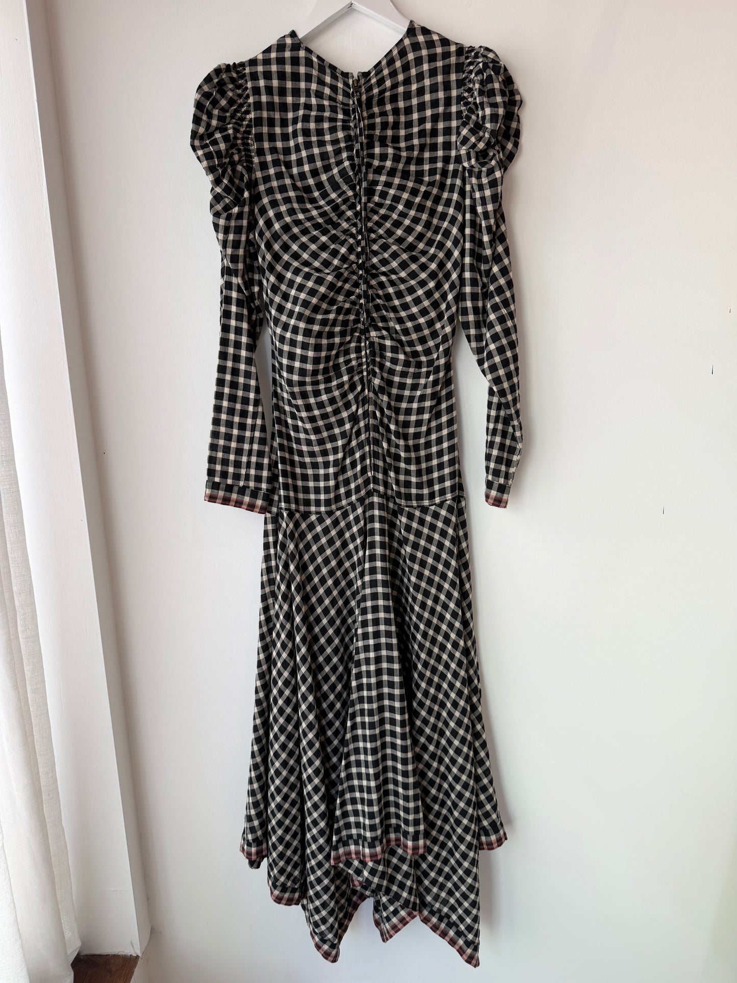 Ulla Johnson 'Isobel' Gingham Maxi Dress sz 6 (AU 10)