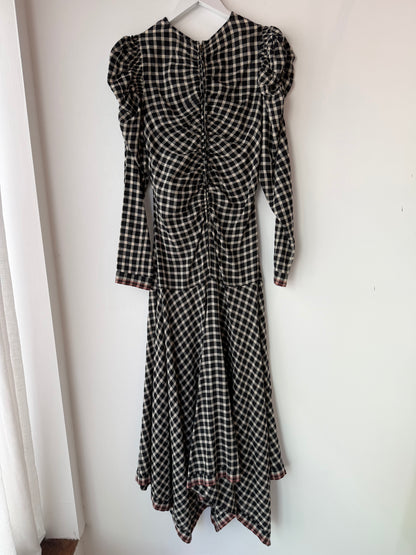 Ulla Johnson 'Isobel' Gingham Maxi Dress sz 6 (AU 10)