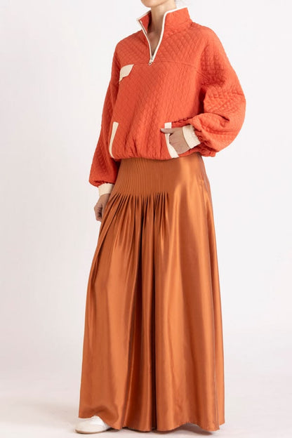 Flannel 'Amora' Sweatshirt ~ Small